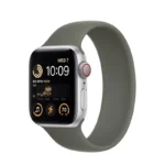 Apple-Watch-SE-Olive-Silver-Aluminum-Case-with-Solo-Loop