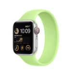 Apple-Watch-SE-Sprout-Green-Silver-Aluminum-Case-with-Solo-Loop