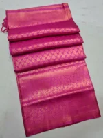 Original Indian pink kanjivaram saree