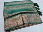 Green Kanjivaram Saree (Original Indian)