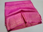 Original Indian pink kanjivaram saree