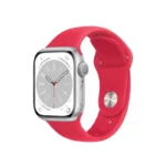 Silver-Aluminum-Case-with-Sport-Band-RED-Apple-Watch-Series-8