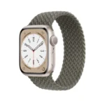Apple-Watch-Series-8-Starlight-Aluminum-Case-with-Braided-Solo-Loop-olive