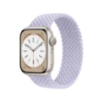 Apple-Watch-Series-8-Starlight-Aluminum-Case-with-Braided-Solo-Loop-Purple-Fog