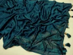 Party Wear Saree for Unmarried Girl-Sea Green