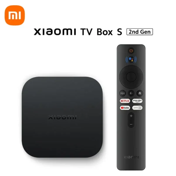 Xiaomi TV Box S (2nd Gen)- Google TV Box (4K Ultra HD, 2G, 8G)