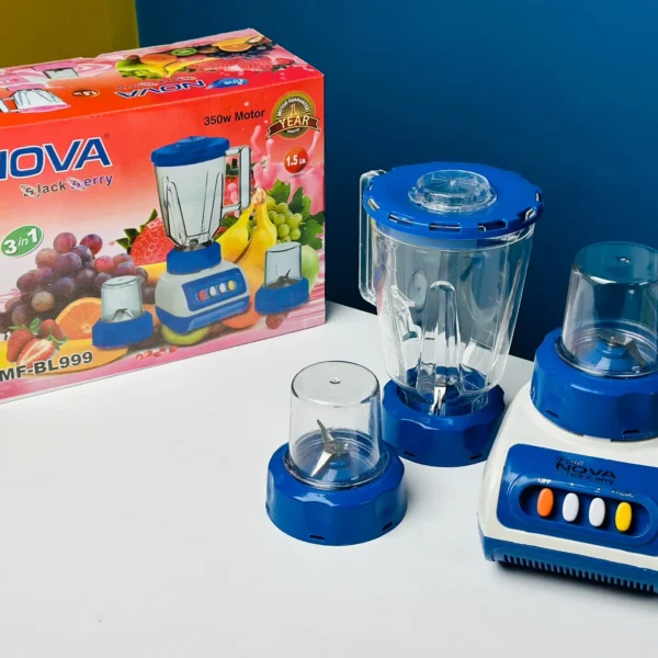 Nova NV-BL999 3 In 1 Blender Mixer And Grinder