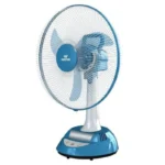 Walton Rechargeable Fan W17OA-AS (17”)-Stand-White, Base-Blue