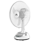 Walton Rechargeable Fan W17OA-AS (17”)-Stand-White, Base-White