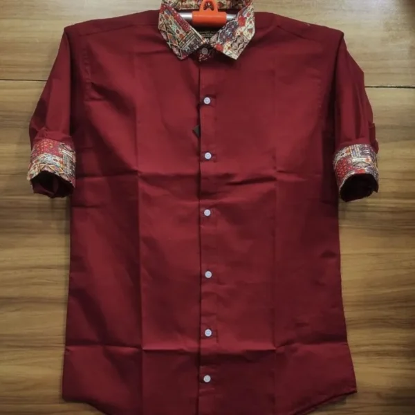 Exclusive Men's Full Sleeve Shirt- Red color