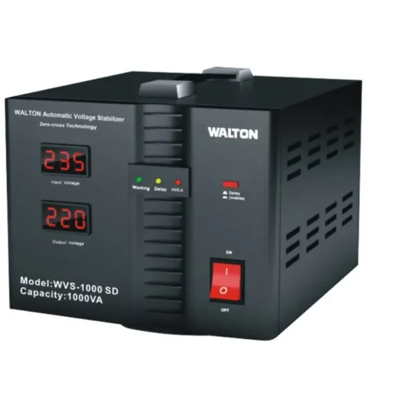 Voltage Stabilizer WVS-1000 SD-Black