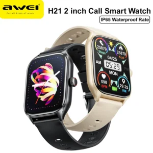 Awei H21 Smartwatch Full Screen Bluetooth Calling Health Monitoring Waterproof Android Smartwatch
