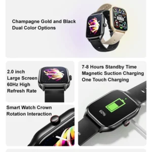 Awei H21 Smartwatch Full Screen Bluetooth Calling Health Monitoring Waterproof Android Smartwatch