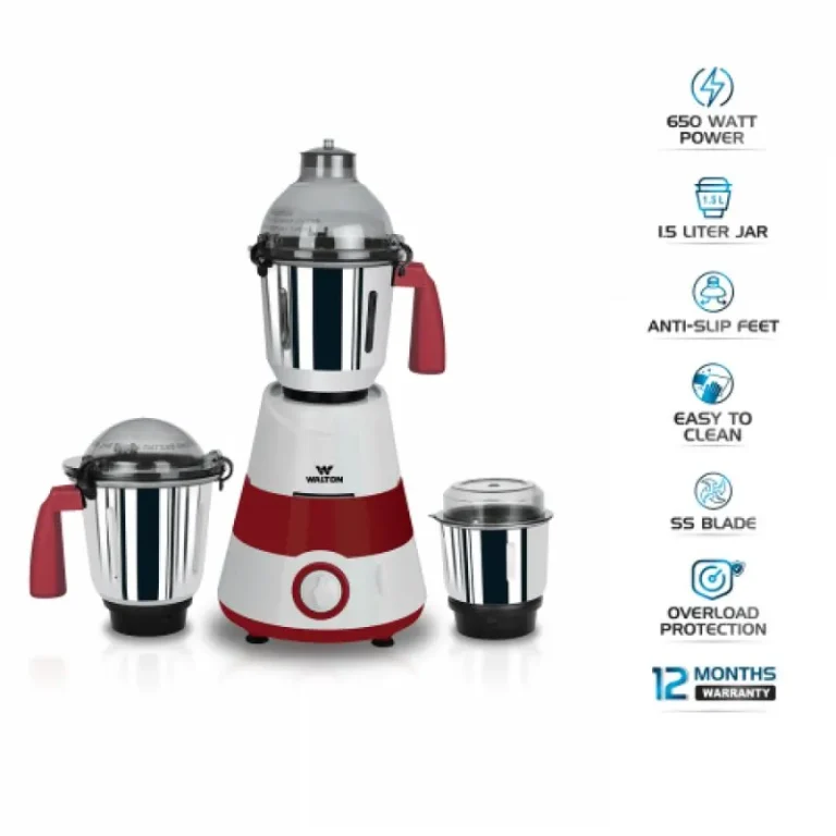 Walton Mixer Grinder WBL-15JM75 (Maroon)