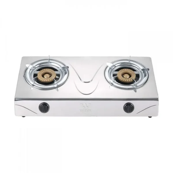 Walton Stainless steel Double Burner Gas Stove WGS-DS2 (LPG / NG)
