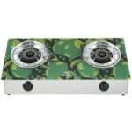 Walton Double Burner Glass Gas Stove (GD Eco 03) WGS-GDC11 (LPG)