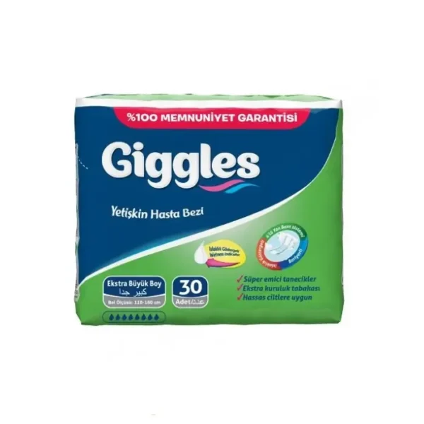 Giggles Adult Diaper Belt Extra Large 30 pcs