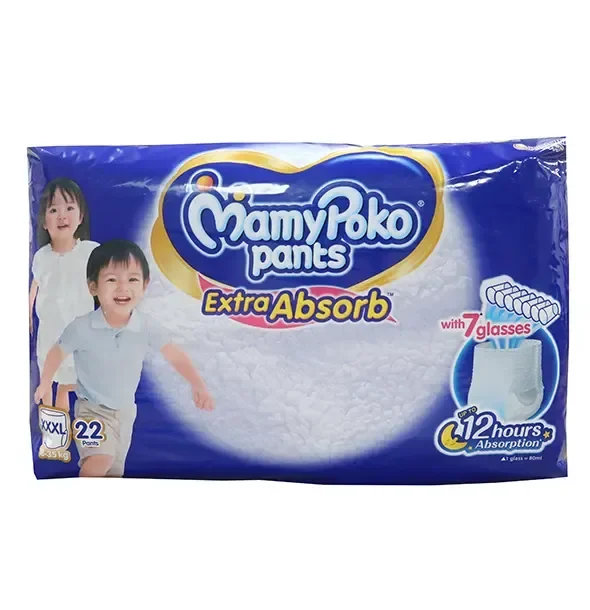 MamyPoko Pants Baby Diaper Extra Absorb (18-35Kg) - XXXL 22pcs