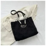 Fashionable Large Capacity Tote Bag for Women- RM23 (P-500) (Black)