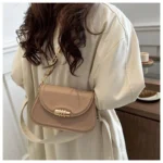 Niche Candy-Colored Trend Commuter Cross body Bag- N278 (P-511) (Khaki)