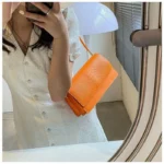 Minimalist Dual Print Shoulder Bag- N282 (P-514) (Orange)