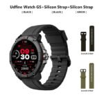 Udfine Watch GS 1.38″ HD Display Bluetooth Calling Alexa with GPS Smartwatch Double straps – Black Color