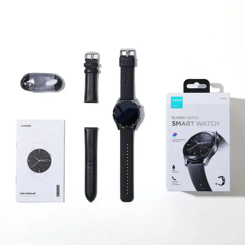 Joyroom FC2 Smart Watch (Make/Answer Call) – Black Color