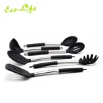 Food Grade 15 Pieces Spoons Handle Silicone Kitchen Utensils Items Kitchen Cooking Accessories Tool Set