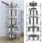 Super Pot Stand 5 Layer Kitchen Pot Organizer