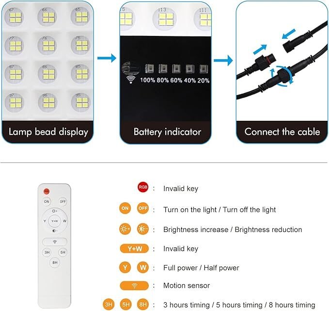 400W Solar Security Flood Lights